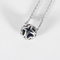 Collier Délicat collier en or blanc, saphir et diamants 58 Facettes DV32403-1