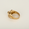 55 Bague type "tank" en or rose et diamant 0.20 carat environ 58 Facettes DV32739-4