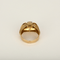 55 Bague type "tank" en or rose et diamant 0.20 carat environ 58 Facettes DV32739-4
