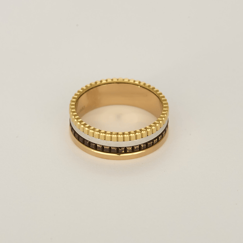 59 Boucheron Bague  quatre classique en Or jaune, blanc et rose 18k 58 Facettes DV32545-3