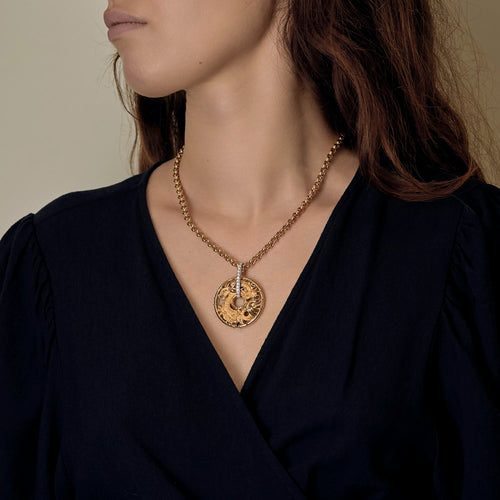 Carrera y Carrera - Shangai - Collier en or jaune, or blanc et diamants 58 Facettes DV32715-4