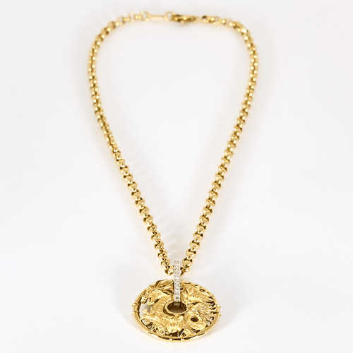 Carrera y Carrera - Shangai - Collier en or jaune, or blanc et diamants 58 Facettes DV32715-4
