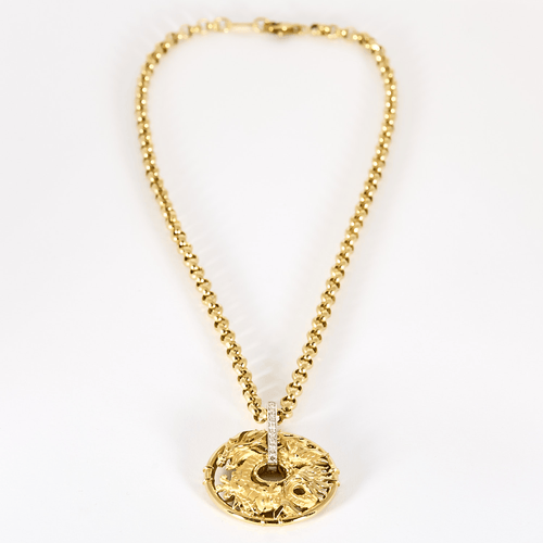 Carrera y Carrera - Shangai - Collier en or jaune, or blanc et diamants 58 Facettes DV32715-4