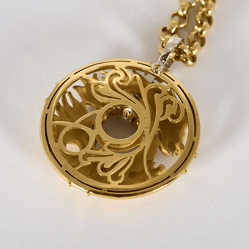 Carrera y Carrera - Shangai - Collier en or jaune, or blanc et diamants 58 Facettes DV32715-4