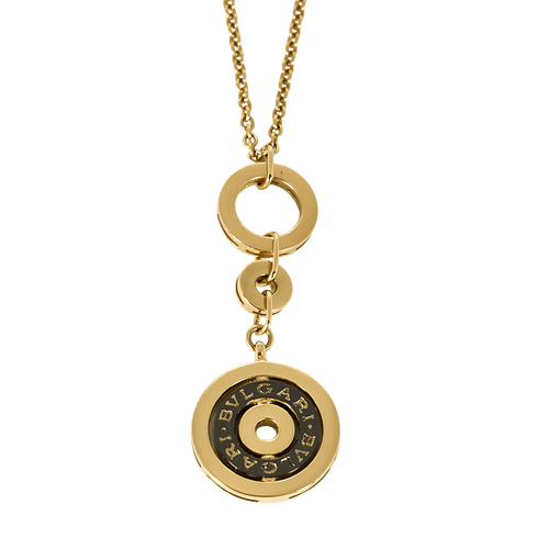 Collier Bulgari Astrale en or jaune et céramique 58 Facettes DV33076-2