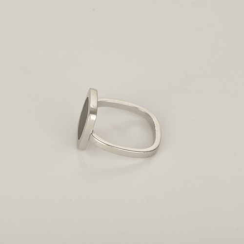 50.5 Dinh Van - Impression - Bague en or blanc et nacre 58 Facettes DV32883-1