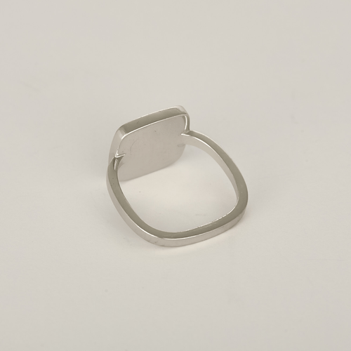 50.5 Dinh Van - Impression - Bague en or blanc et nacre 58 Facettes DV32883-1