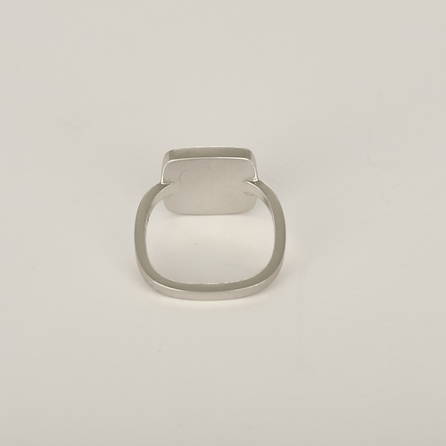 50.5 Dinh Van - Impression - Bague en or blanc et nacre 58 Facettes DV32883-1
