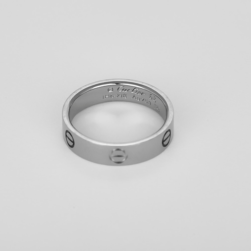 CARTIER - Love - Modèle Classique - Bague / Alliance en or blanc