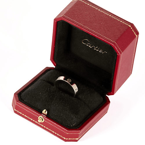 CARTIER - Love - Modèle Classique - Bague / Alliance en or blanc