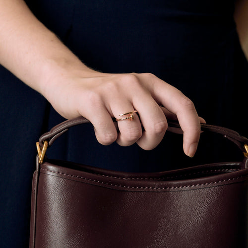 CARTIER - JUSTE UN CLOU - Bague en or rose, petit modèle