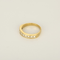 49 Demie alliance or jaune et diamant princesse 58 Facettes DV26158-23