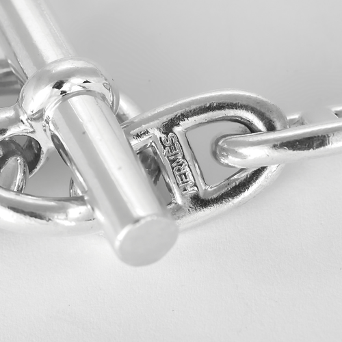 HermesChaîne d'Ancre, grand modèle - Collier en argent