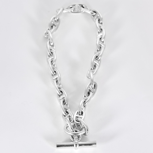 HermesChaîne d'Ancre, grand modèle - Collier en argent