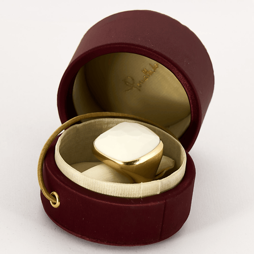 50 Bague Pomellato en or rose et opale cacholong 58 Facettes DV20614-1-50-2