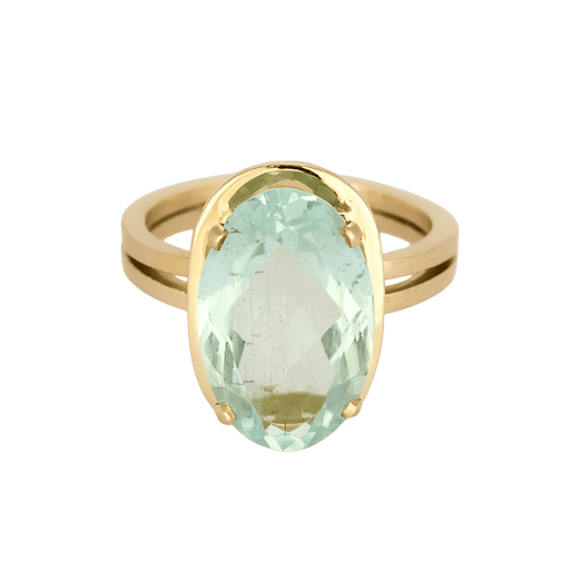 Bague 50.5 Bague cocktail en or rose et aigue-marine 58 Facettes DV31672-9