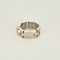 Chopard - Happy Diamond - Bague importante en or blanc, or rose et diamant : 0,05 carat