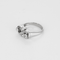 51 Charmante Bague en or gris et diamants. 58 Facettes DV32197-2