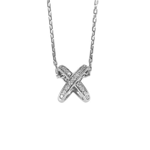 Chaumet - JEUX DE LIENS - Collier en or blanc et diamants