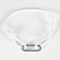 DINH VAN - Maillon L - Bracelet cordon, or gris et diamants 58 Facettes DV33379-3