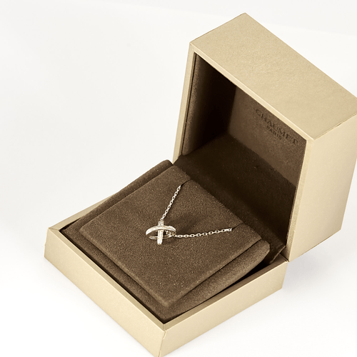 Chaumet - JEUX DE LIENS - Collier en or blanc et diamants