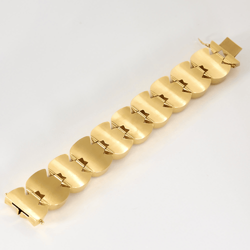 Bracelet Tank en or jaune