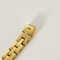 Bracelet en or jaune articulé à maille rectangulaire