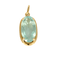 Pendentif en or jaune et Aigue-Marine : 15 carats