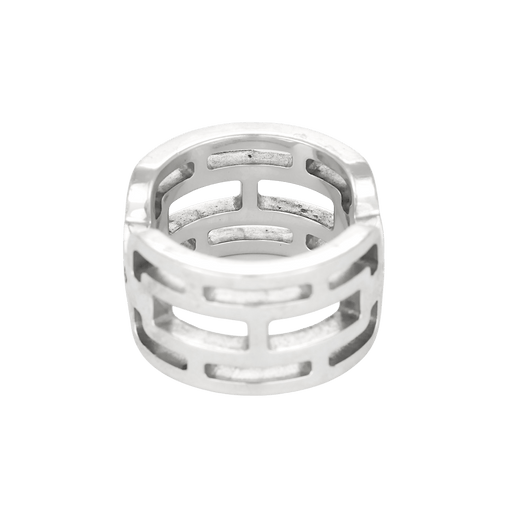 Bague 54 Hermès - Arcane- Petit Modèle - Bague en argent 58 Facettes DV32864-3