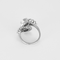 52 Bague en Or blanc 18k Diamant and Saphir 58 Facettes DV26158-35