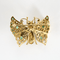 Broche Papillon en or jaune 14K, diamants, émeraudes, perles de culture et quartz 58 Facettes DV33381-1
