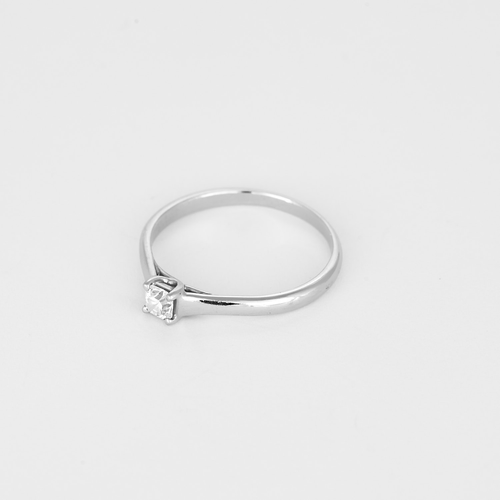59 Tiffany & Co - Bague solitaire en platine (950 millièmes) 58 Facettes DV33428-1