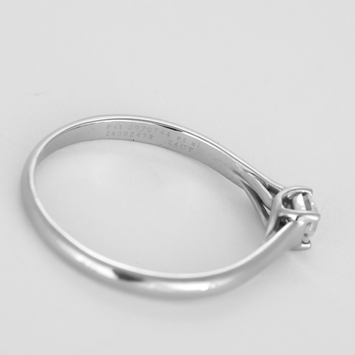 59 Tiffany & Co - Bague solitaire en platine (950 millièmes) 58 Facettes DV33428-1