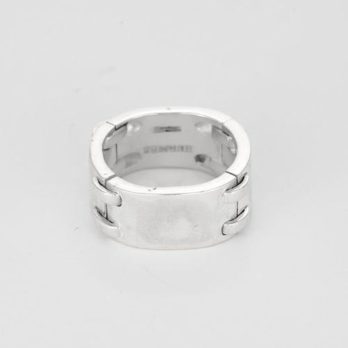 53 Hermes - Mousquetaire - Bague argent 58 Facettes DV32864-4