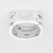 53 Hermes - Mousquetaire - Bague argent 58 Facettes DV32864-4