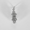 Pendentif en or blanc, diamants : 0,55 carat 58 Facettes DV32729-11