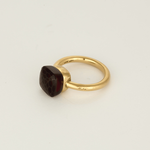 52 Pomellato - Nudo - Classic - Bague or rose et grenat 58 Facettes DV33220-1