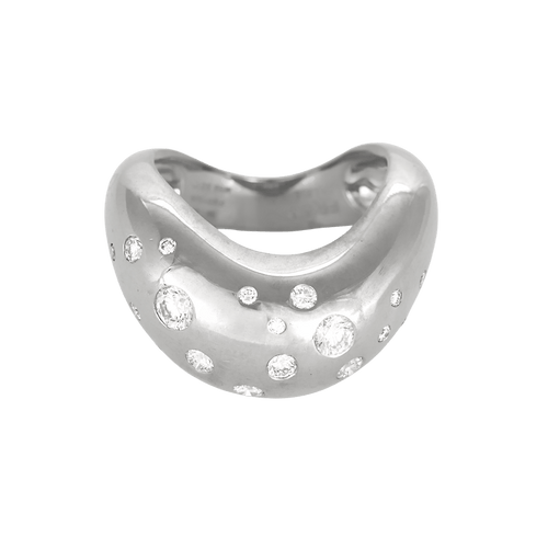 54 FRED - MOUVEMENTÉ - Bague en or blanc et diamants 58 Facettes DV32565-1