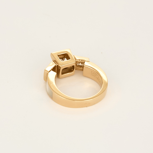 52 Other Bague en Or rose 18k Diamant de couleur champagne  and Diamant 58 Facettes DV32872-2