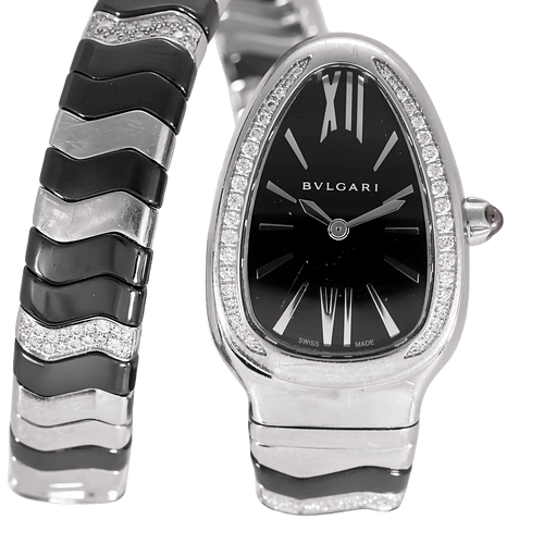 Bulgari Montre Serpenti en acier 58 Facettes DV31916-2