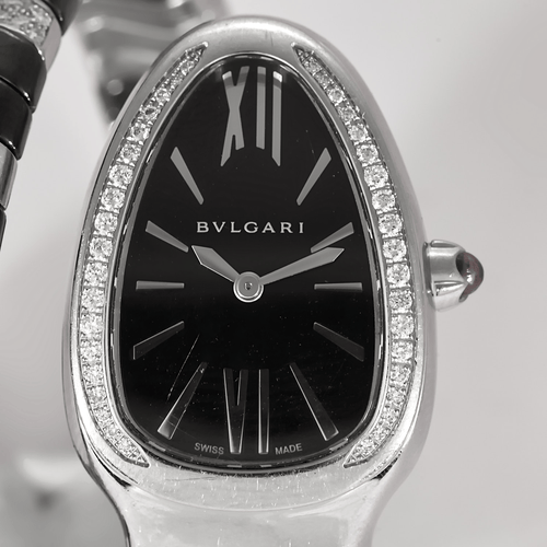 Bulgari Montre Serpenti en acier 58 Facettes DV31916-2