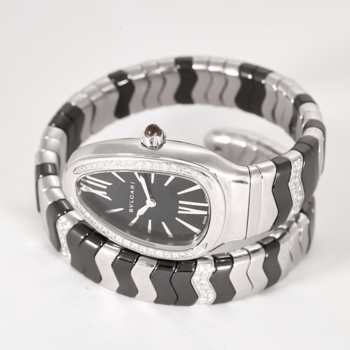 Bulgari Montre Serpenti en acier 58 Facettes DV31916-2