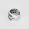 57.5 Bague en or blanc, diamants et diamants noirs 58 Facettes DV32524-2