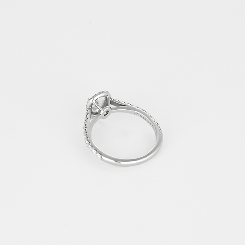 46 Tiffany & Co - Soleste - Bague Solitaire en platine et diamants : 0,86 carat environ au total 58 Facettes DV33661-1