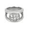53 Importante bague en or blanc, diamants : 0,85 carats au total 58 Facettes DV33715-1