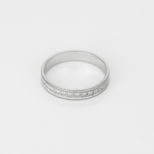 55 Bague en Or blanc 18k 58 Facettes DV32385-1