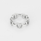56 Hermes Bague Chaîne d'Ancre Petit modèle en argent 58 Facettes DV33267-1