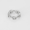 56 Hermes Bague Chaîne d'Ancre Petit modèle en argent 58 Facettes DV33267-1