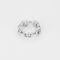 56 Hermes Bague Chaîne d'Ancre Petit modèle en argent 58 Facettes DV33267-1
