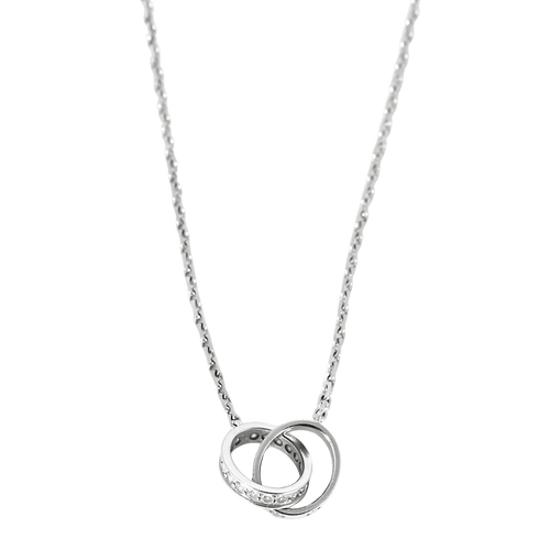 Cartier Collier Love en Or blanc 18k Diamant 58 Facettes DV32202-1